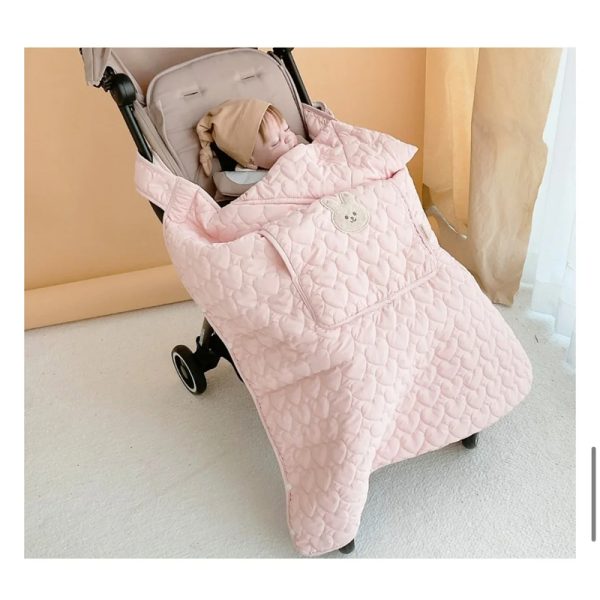Baby stroller blanket, newborn swaddle