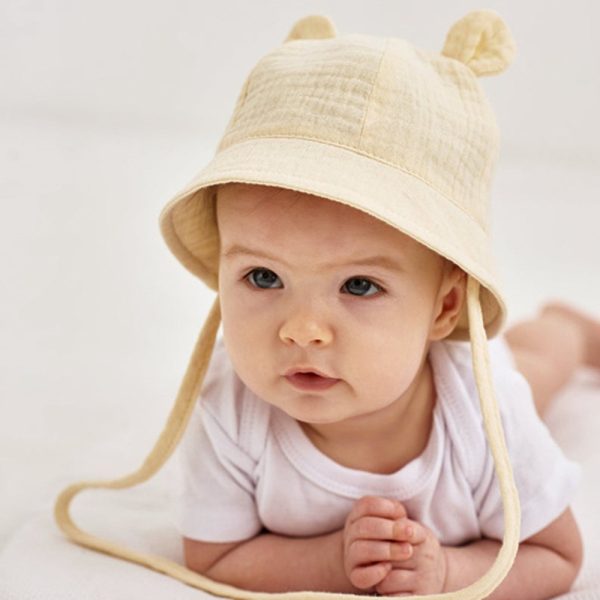 Baby rabbit ear fisherman hat