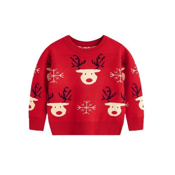 Christmas-themed baby knitted undershirt