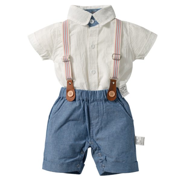 Summer gentleman's outfit for baby boys