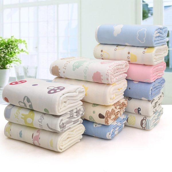 100% pure cotton baby blanket/swaddle