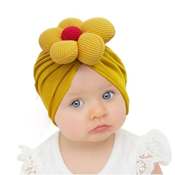 Baby Comfortable and Breathable Flower Hat