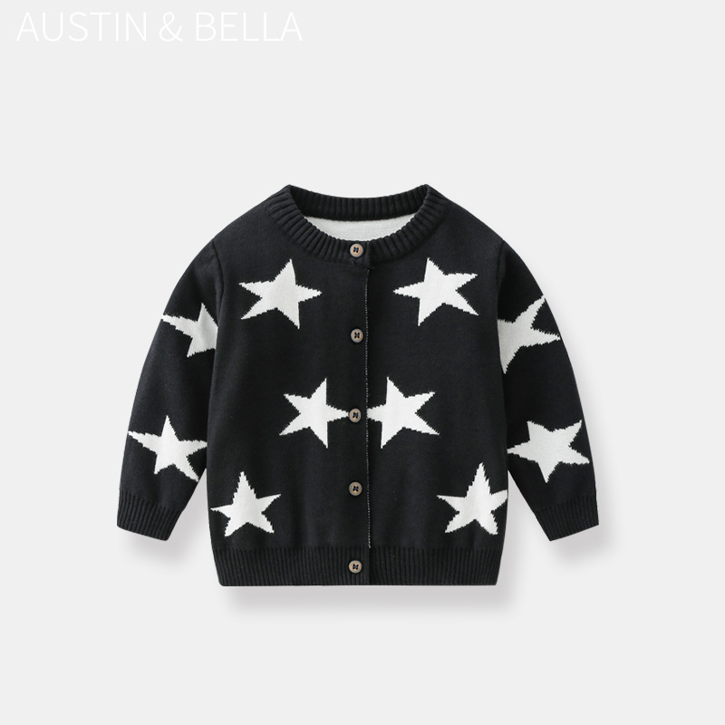 Baby knitted cardigan sweater jacket - Image 4